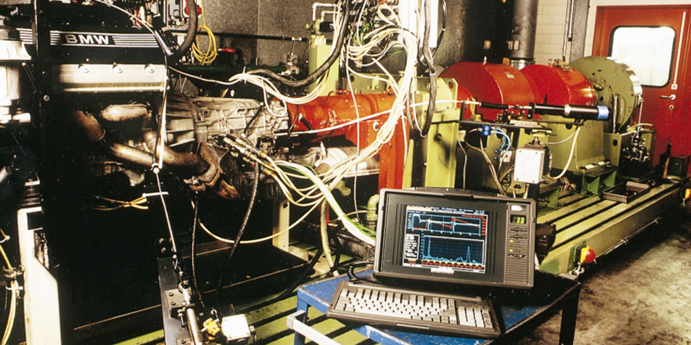 MessLAP vor einem Prüfstand