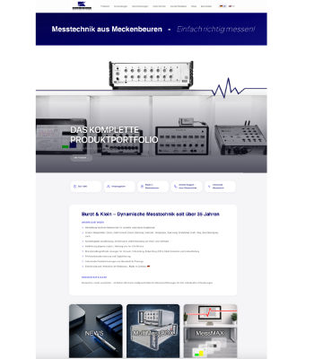 New website design